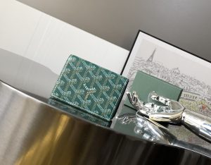 1比1原單GOYARD高雅德錢包 MALESHERBES 卡夾 二折錢包 緑色