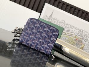 原單複刻GOYARD高雅德錢包 MATIGNON MINI 零錢包 深藍