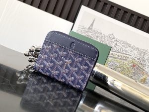 原單複刻GOYARD高雅德錢包 MATIGNON MINI 零錢包 深藍