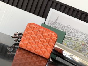 原單複刻GOYARD高雅德錢包 MATIGNON MINI 零錢包 橙色