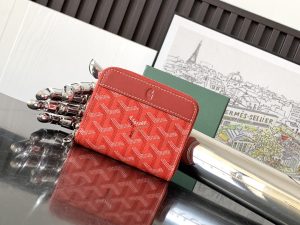 原單複刻GOYARD高雅德錢包 MATIGNON MINI 零錢包 紅色