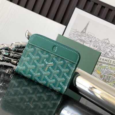 原單複刻GOYARD高雅德錢包 MATIGNON MINI 零錢包 緑色
