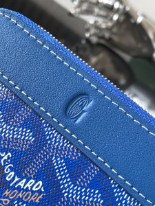原單複刻GOYARD高雅德錢包 MATIGNON MINI 零錢包 藍色