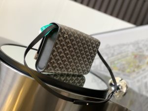 高仿GOYARD高雅德包包 Monte-Carlo 小號手拿包單肩包 黑色