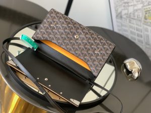 高仿GOYARD高雅德包包 Monte-Carlo 小號手拿包單肩包 黑色