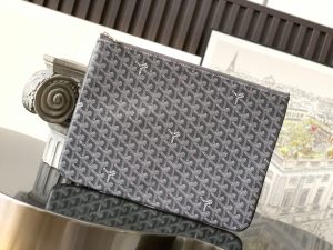 複刻GOYARD高雅德包包 SENAT大號手拿包 灰色