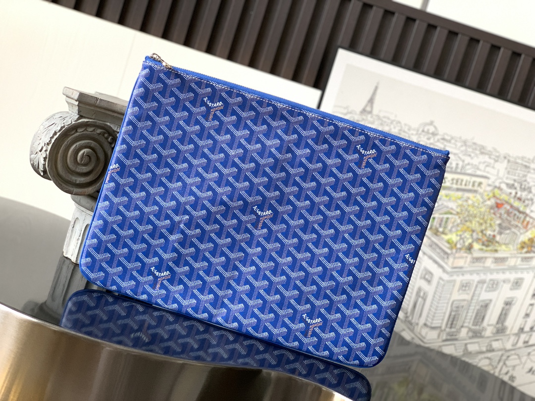 goyard202404215800003.jpg 複刻GOYARD高雅德包包 SENAT大號手拿包 藍色