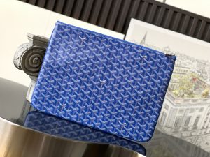 複刻GOYARD高雅德包包 SENAT大號手拿包 藍色