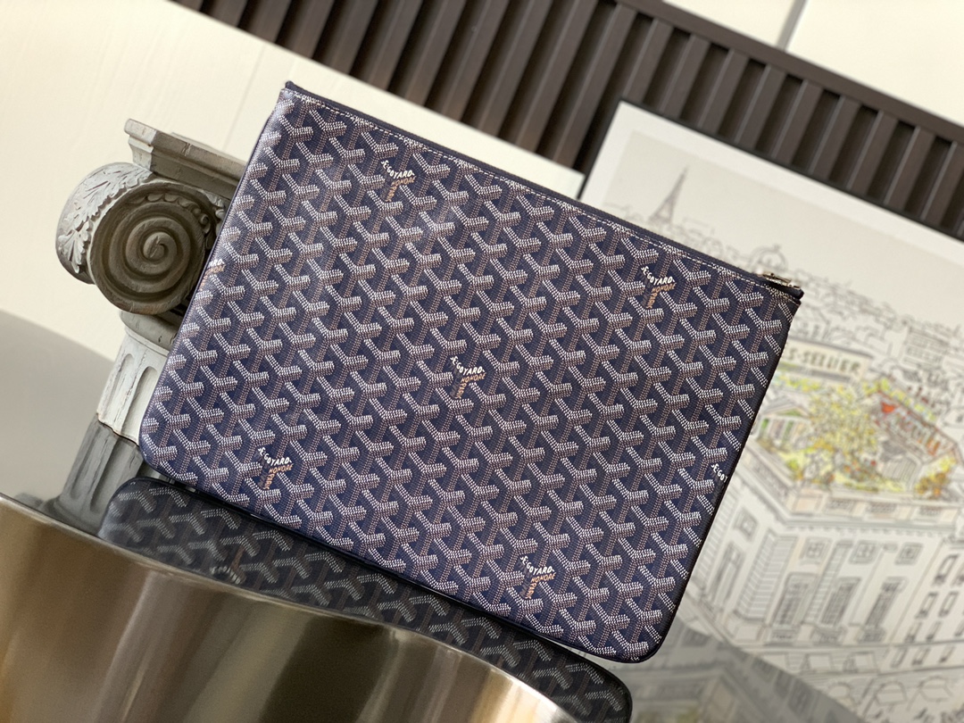 goyard202404216000003.jpg 複刻GOYARD高雅德包包 SENAT大號手拿包 深藍
