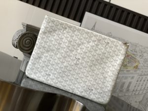 複刻GOYARD高雅德包包 SENAT大號手拿包 白色