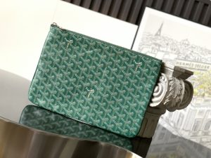 原單複刻GOYARD高雅德包包 SENAT中號手拿包 (MM) 緑色