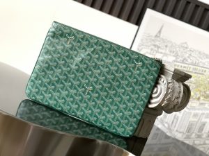 原單複刻GOYARD高雅德包包 SENAT中號手拿包 (MM) 緑色