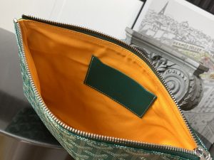 原單複刻GOYARD高雅德包包 SENAT中號手拿包 (MM) 緑色
