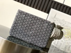 原單複刻GOYARD高雅德包包 SENAT中號手拿包 (MM) 灰色