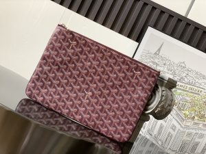 原單複刻GOYARD高雅德包包 SENAT中號手拿包 (MM) 酒紅