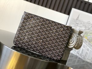 原單複刻GOYARD高雅德包包 SENAT中號手拿包 (MM) 黑色