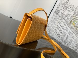 原單一比一GOYARD高雅德錢包 VARENNE 錢包單肩包 黃色