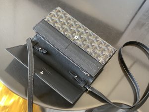 原單一比一GOYARD高雅德錢包 VARENNE 錢包單肩包 黑色
