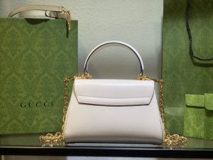 mini系列Gucci高仿包包手提包 白色 2024新品 批發零售店