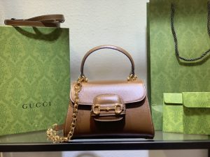 mini系列高仿包包GucciGucci Horsebit 1955手提包化妝包