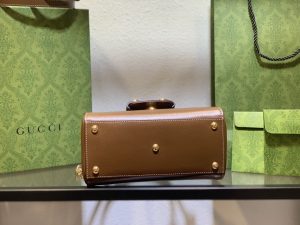 mini系列高仿包包GucciGucci Horsebit 1955手提包化妝包