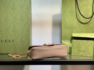 Marmot mini 氣質粉色 原廠皮 Gucci頂級原單包包