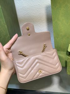 Marmot mini 氣質粉色 原廠皮 Gucci頂級原單包包