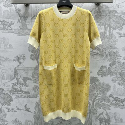 Gucci精品A貨 柔軟舒適 古馳奢侈品連衣裙