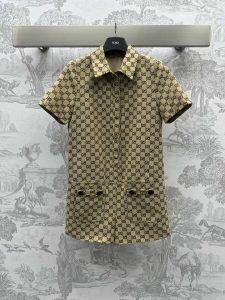 Gucci新品高仿衣服純色連衣裙 短裙