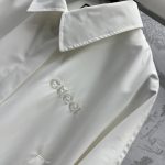 Gucci頂級一比一衣服刺繡外套白色