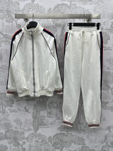 2024新品Gucci提花夾克套裝頂級高仿衣服