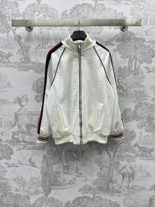 2024新品Gucci提花夾克套裝頂級高仿衣服