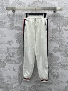 2024新品Gucci提花夾克套裝頂級高仿衣服