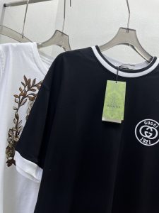Gucci專櫃同步頂級高仿衣服情侶款短袖T恤