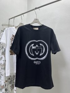 2024春夏新品情侶款短袖T恤Gucci一比一衣服