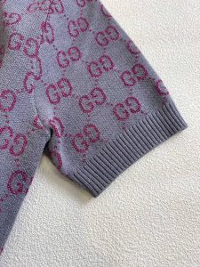 Gucci頂級A貨衣服針織短袖圓領T恤
