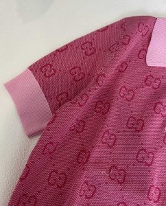 Gucci頂級高仿針織翻領服裝女款針織T恤