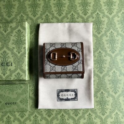 Supreme頂級帆布製作2024A貨古馳Gucci錢包零錢包 621891