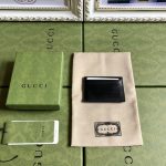 頂級原單Gucci高品質貨451277錢包小卡片包 黑色