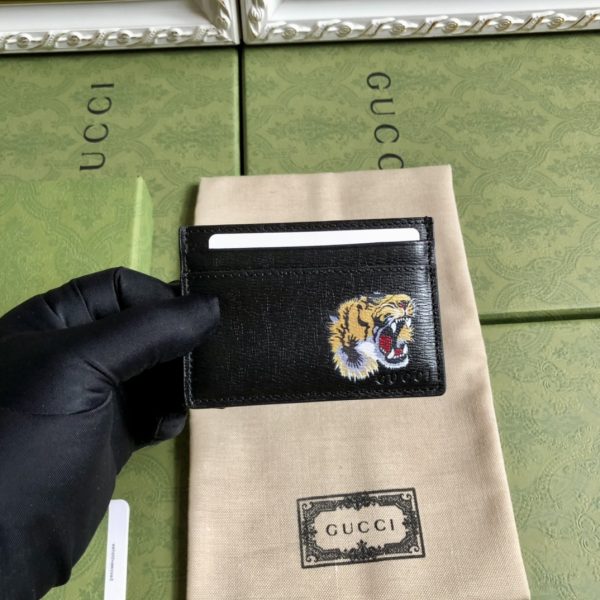 頂級原單Gucci高品質貨451277錢包小卡片包 黑色
