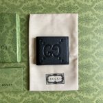 Gucci 頂級原單折疊錢包黑色 型号: 739475。克原厂皮