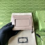 經典71772Gucci Aria 系列頂級原單古馳真皮卡夾零錢包