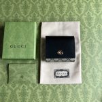 Ophidia系列2024新品意大利牛皮Gucci原單銀包零錢包