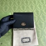 Ophidia系列2024新品意大利牛皮Gucci原單銀包零錢包