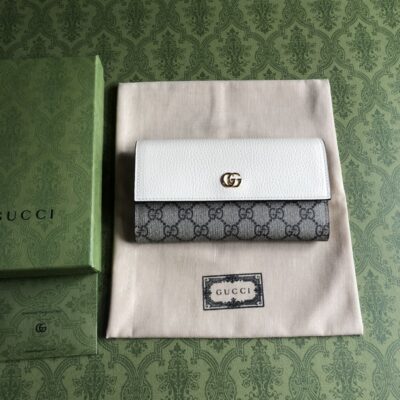 頂級高仿Gucci新款Ophidia系列長款銀包 錢包 女款