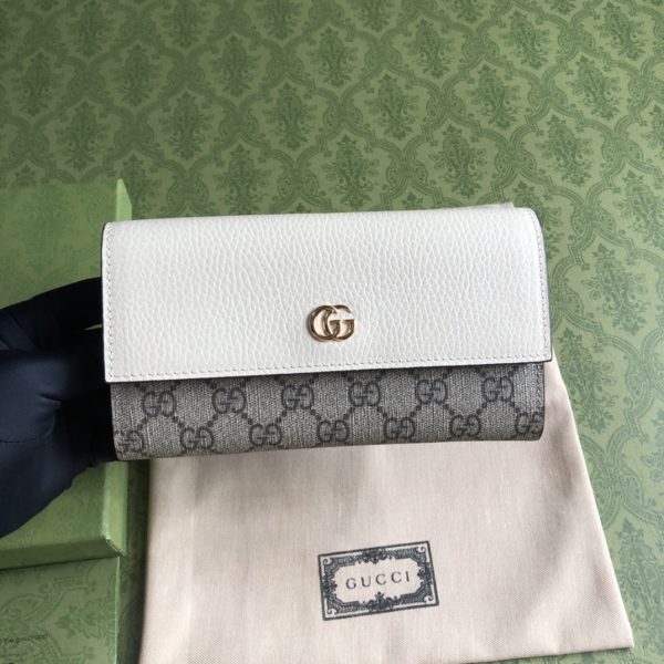 頂級高仿Gucci新款Ophidia系列長款銀包 錢包 女款