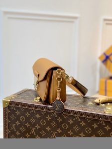 LV 高仿精品網站 2024新品單肩包 手提包 棕色