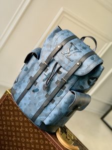 M22636 藍色 LV 頂級復刻 雙肩包 背包