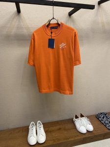Louis Vuitton 高仿 純棉圓領T恤短袖衣服 批發零售