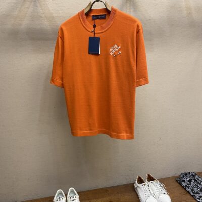 Louis Vuitton 高仿 純棉圓領T恤短袖衣服 批發零售